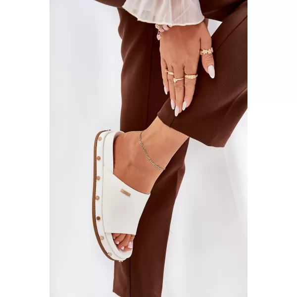  Ženske papuče BIG STAR RR274216 WHITE Big Star Shoes 