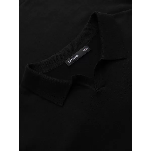  Muški pulover OMBRE OM-POLS-0140 CRNA 