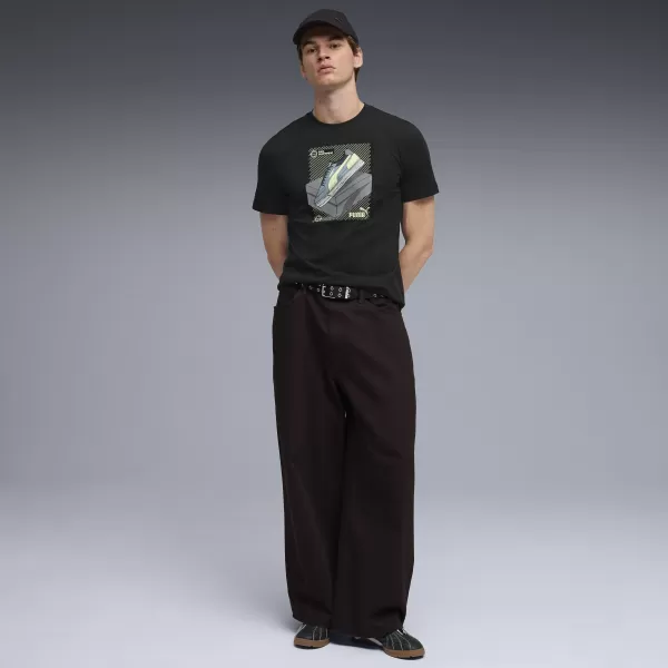  Muška majica kratkih rukava PUMA GRAPHIC TEE 691777_01 PUMA CRNA 