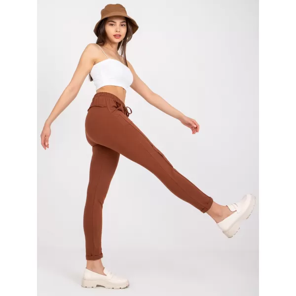  Ženske trenirke BASIC FEEL GOOD RV-DR-3589.07X TAMNO SMEĐA 
