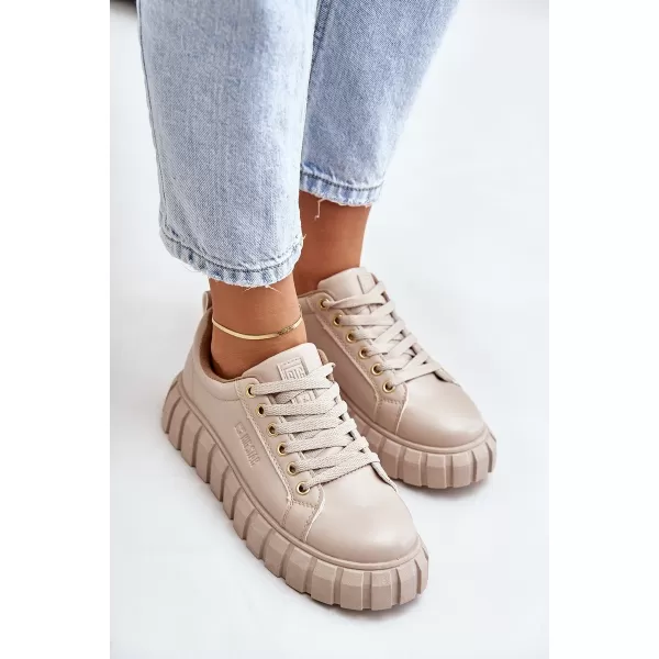  Ženske cipele BIG STAR MM274618 BEŽ Big Star Shoes 