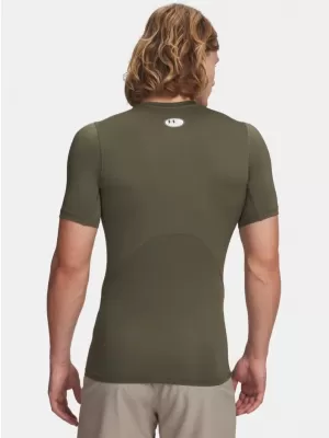 Muška majica kratkih rukava UNDER ARMOUR HG ARMOUR COMP SS 1361518-390 ZELENA