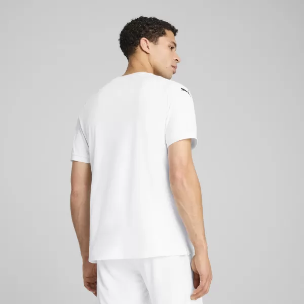  Funkcionalna muška majica PUMA TEAMCUP JERSEY 706272-04 PUMA BIJELA/PUMA CRNA 