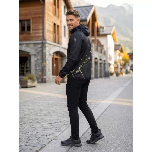  Muška vrhunska softshell jakna ALTISPORT VOJ/ALM129JACK01 CRNAČKI/VOJNIČKI 