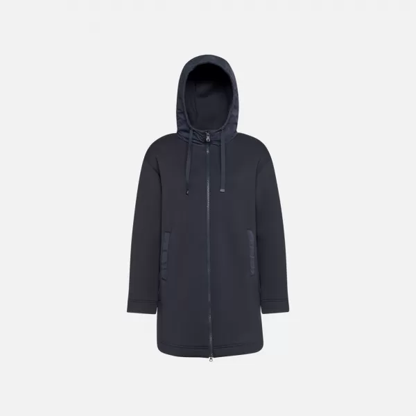  Ženska parka GEOX SWEATER G012426 TAMNOPLAVA 