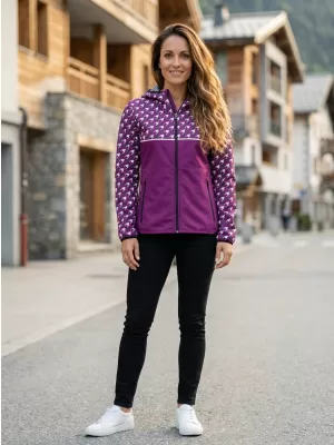 Ženska vrhunska softshell jakna ALTISPORT VOJ/ALW048JACK01 LJUBIČASTA