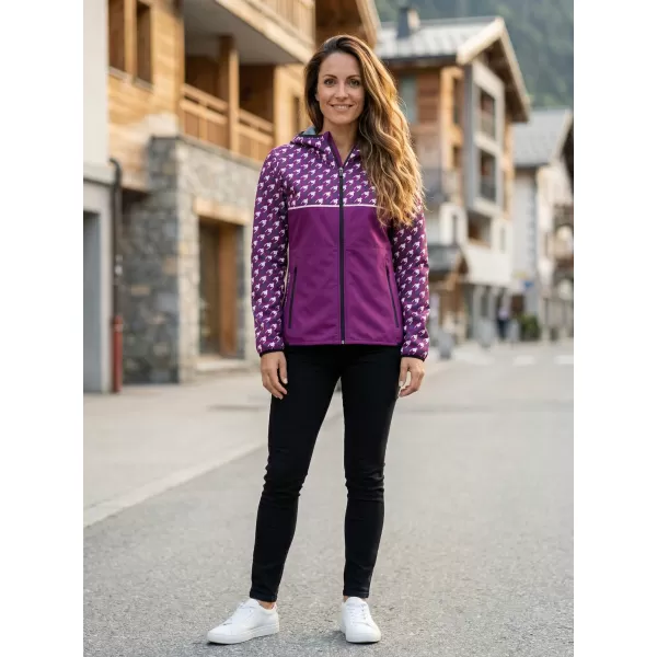  Ženska vrhunska softshell jakna ALTISPORT VOJ/ALW048JACK01 LJUBIČASTA 