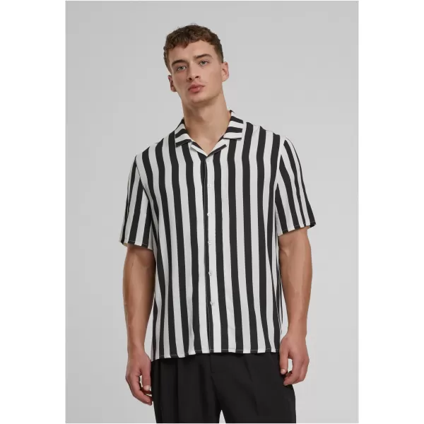  Košulja URBAN CLASSICS TB4150 CRNO/OFFWHITE 