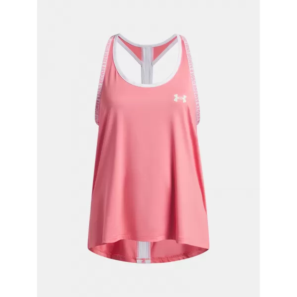  Majica bez rukava za djevojku UNDER ARMOUR TECH KNOCKOUT TANK 1363374-600 RUŽIČASTA 