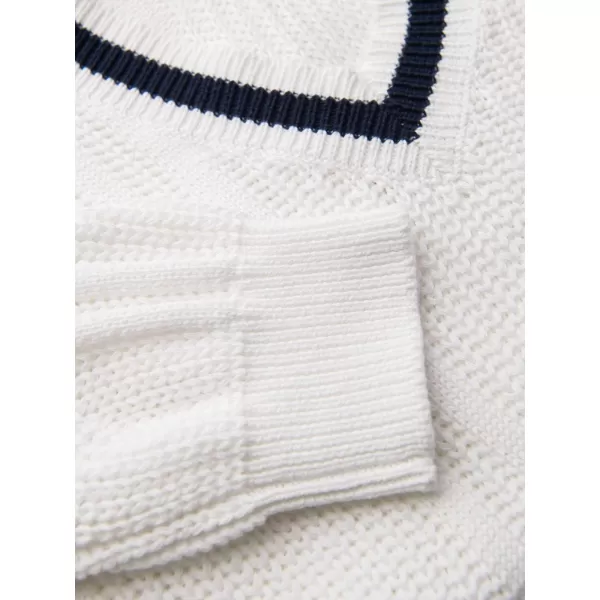 Muški pulover OMBRE OM-SWSW-0151 BIJELA 
