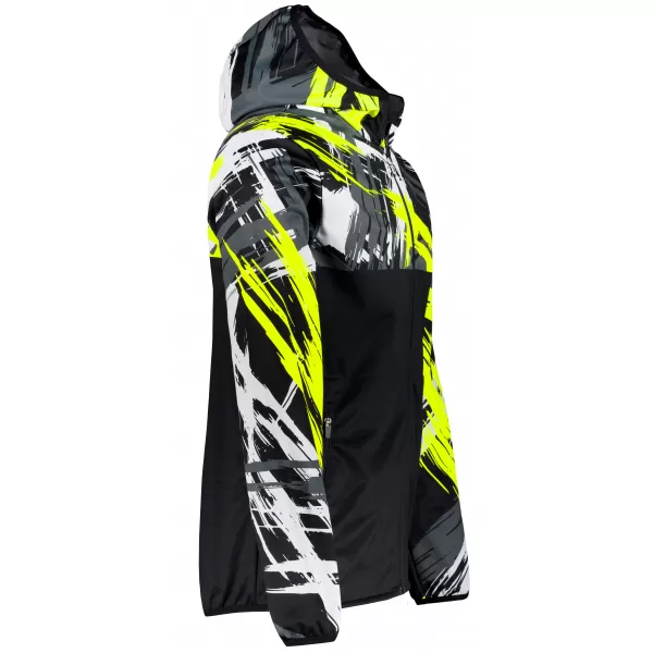  Muška vrhunska softshell jakna ALTISPORT VOJ/ALM039JACK01 CRNA I ŽUTA 