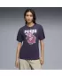 Ženska majica kratkih rukava PUMA GRAPHICS RELAXED TEE BETTER 691908_64 DUBOKA ŠLJIVA