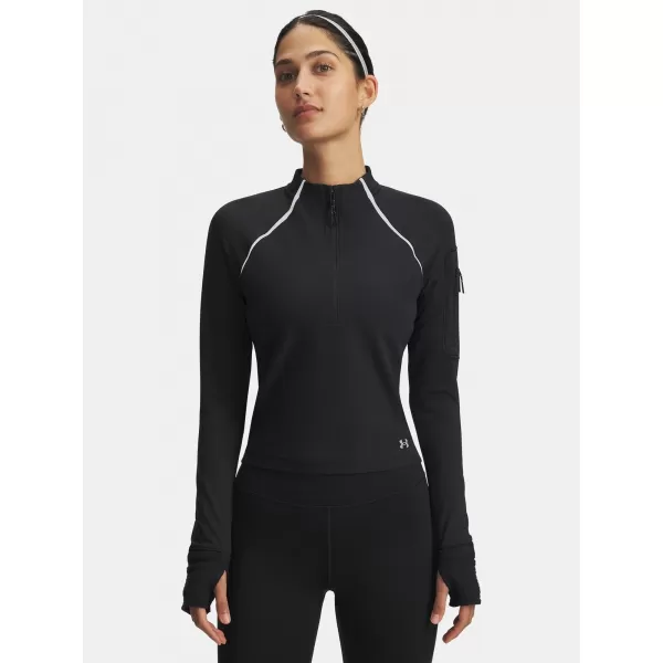  Ženska majica kratkih rukava UNDER ARMOUR UA VELOCITI PRO CW HALF ZIP 6004015-001 CRNA 