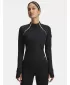Ženska majica kratkih rukava UNDER ARMOUR UA VELOCITI PRO CW HALF ZIP 6004015-001 CRNA
