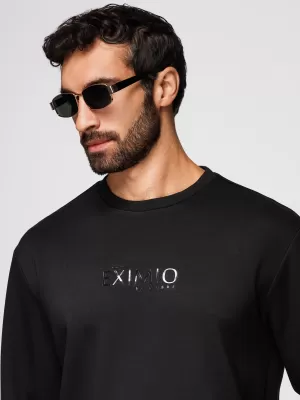 Muški sweatshirt OMBRE OM-SNBC-0199 CRNA
