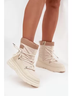 Ženske zimske čizme LEE COOPER LCJ-25-44-3931 BEŽ