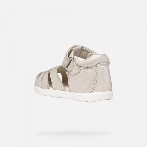  Prvi koraci djevojaka GEOX SANDAL MACCHIA B654WA0MAEWC0262 SIVA 