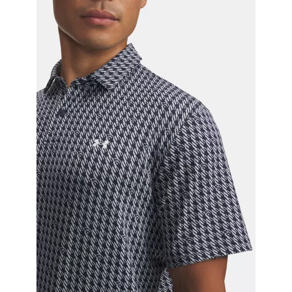  Muška majica kratkih rukava UNDER ARMOUR UA T2G PRINTED POLO 6012304-412 PLAVA 
