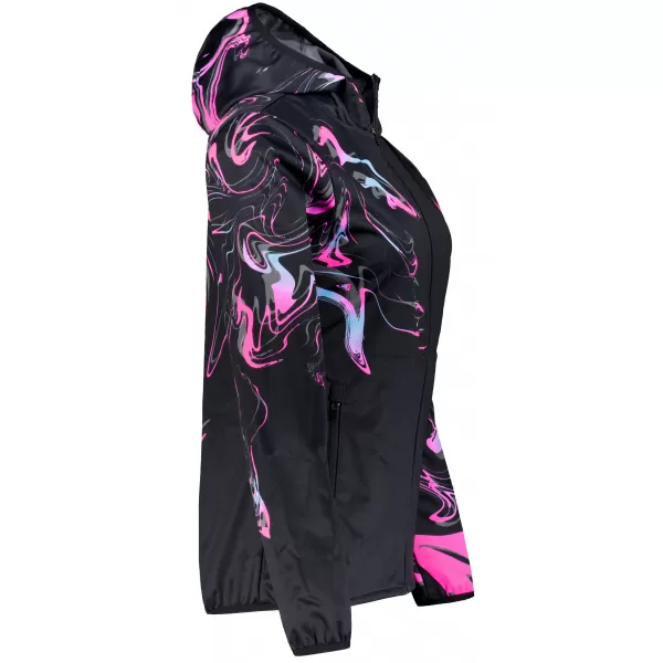 Ženska vrhunska softshell jakna ALTISPORT VOJ/ALW064JACK01 CRNO RUŽIČASTA 