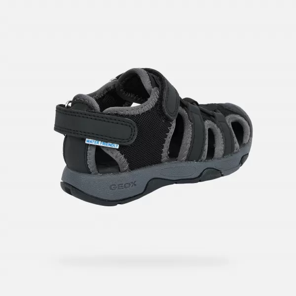  Sandale za dječake GEOX MULTY B650FA05014C9999 CRNA 