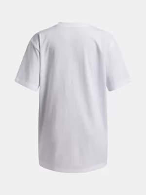Majica za djevojčice UNDER ARMOUR UA G BLOCK LOGO OS SS 6009720-100 BIJELA