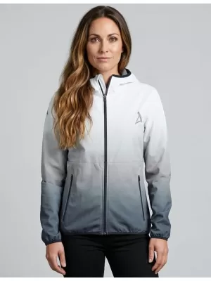 Ženska vrhunska softshell jakna ALTISPORT VOJ/ALW126JACK01 CRNO-BIJELO