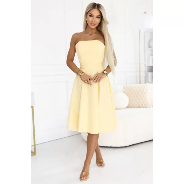  Haljina NUMOCO 641-3 PASTELNO ŽUTA 
