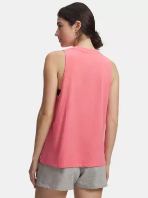 Ženska majica bez rukava UNDER ARMOUR UA RIVAL MUSCLE TANK 1383659-600 RUŽIČASTA