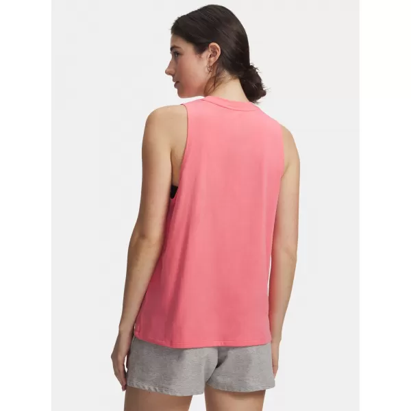  Ženska majica bez rukava UNDER ARMOUR UA RIVAL MUSCLE TANK 1383659-600 RUŽIČASTA 