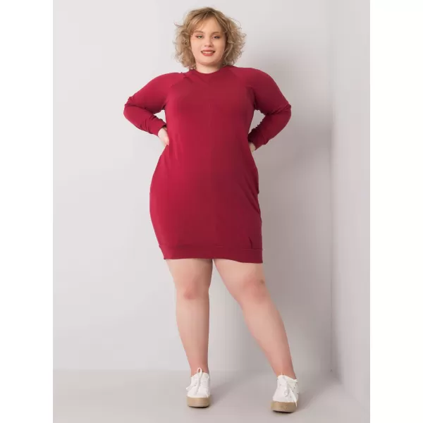  Haljina BASIC FEEL GOOD RV-SK-6296.99 TAMNOCRVENA 