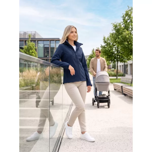  Ženska softshell jakna ALTISPORT NoPrint NP/ALW945 TAMNOPLAVA 