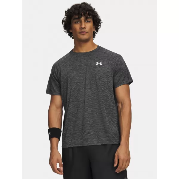  Muška majica kratkih rukava UNDER ARMOUR TECH TEXTURED SS 1382796-001 CRNA 