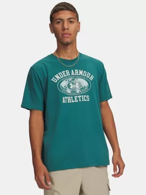 Muška majica kratkih rukava UNDER ARMOUR M 60/40S ARMOR GLOBE SS 6009261-338 ZELENA