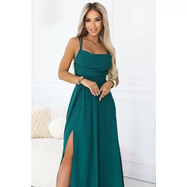  Haljina NUMOCO 589-6 TAMNOZELENE BOJE 
