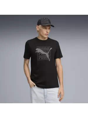 Muška majica kratkih rukava PUMA GRAPHIC TEE 691775_01 PUMA CRNA
