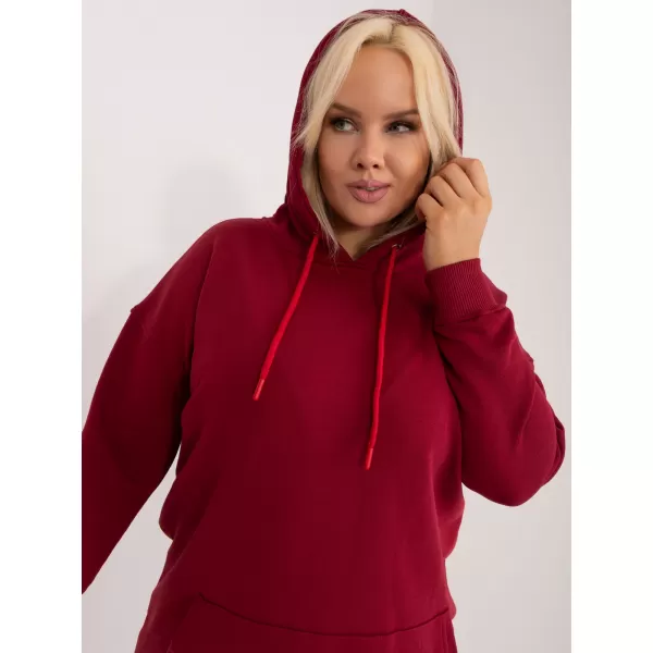  Ženski sweatshirt BASIC FEEL GOOD RV-BL-6338.19X TAMNOCRVENA 