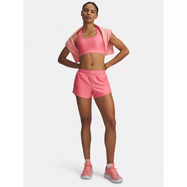  Ženske kratke hlače UNDER ARMOUR TECH PLAY UP SHORTS 1389882-600 RUŽIČASTA 