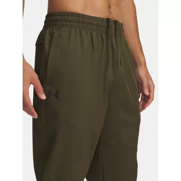  Muške sportske hlače UNDER ARMOUR UA UNSTOPPABLE TAPERED PANTS 6003861-308 ZELENA 