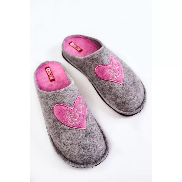  Ženske papuče BIG STAR KK276020 SIVA/ROZA Big Star Shoes 