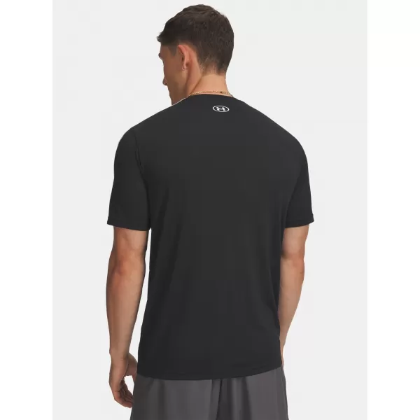  Muška majica kratkih rukava UNDER ARMOUR TECH TAPING SS 6012356-001 CRNA 
