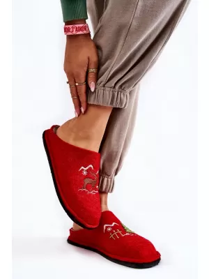 Ženske papuče BIG STAR KK276017 RED/BEIGE Big Star Shoes
