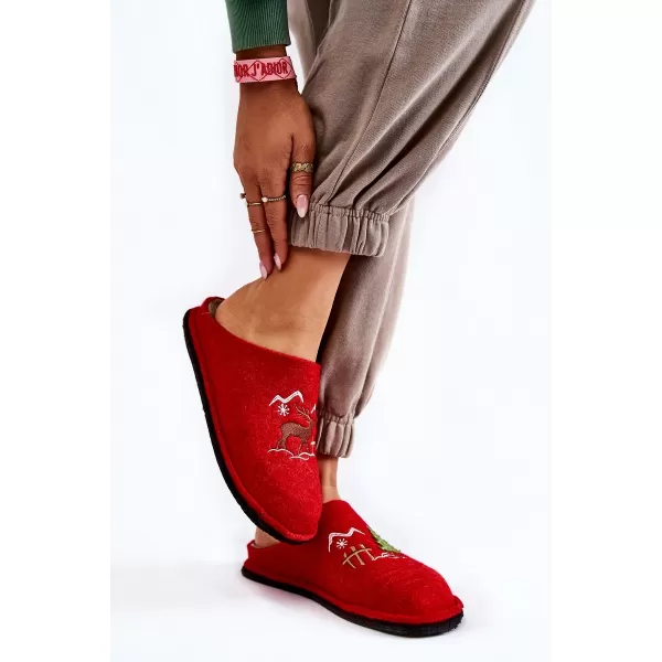  Ženske papuče BIG STAR KK276017 RED/BEIGE Big Star Shoes 