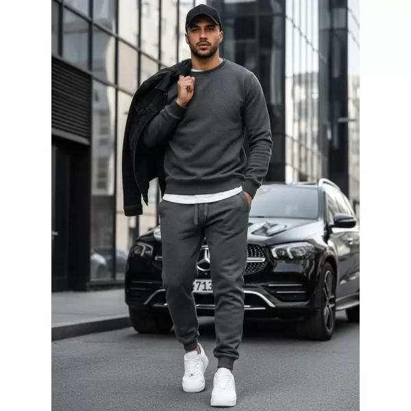  Muški sweatshirt DSTREET BX2405 TAMNOSIVA 