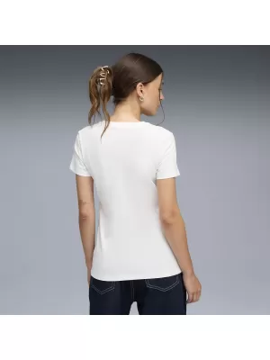 Ženska majica kratkih rukava PUMA ESS LOGO LAB TEE 691824_02 PUMA BIJELA