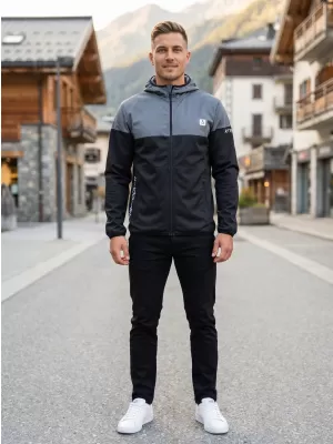Muška vrhunska softshell jakna ALTISPORT VOJ/ALM051JACK01 SIVKASTO CRNA