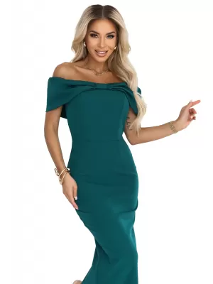 Haljina NUMOCO 644-1 TAMNOZELENE BOJE