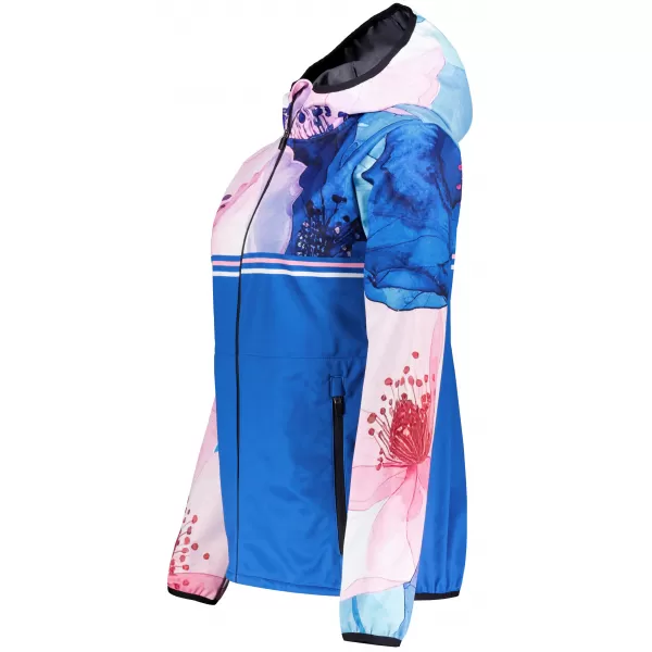  Ženska vrhunska softshell jakna ALTISPORT VOJ/ALW117JACK01 PLAVA/RUŽIČASTA 