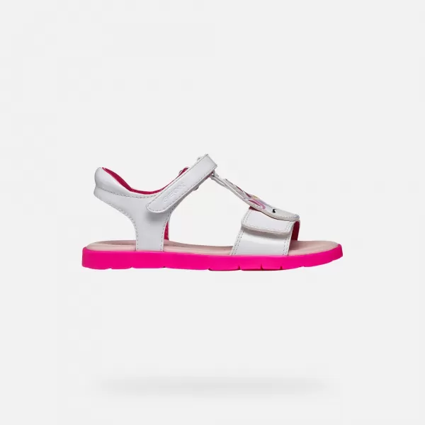  Sandale za djevojčice GEOX JOYFOOT J65P1C000HHC1441 BIJELA 