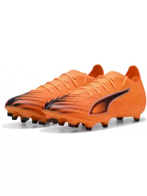 Čizme PUMA ULTRA 6 MATCH FG/AG 108514-03 GRIJATI VATRU/CRNO/SJAJNO CRVENO