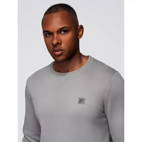  Muški sweatshirt OMBRE OM-SSNZ-0243 SIVA 